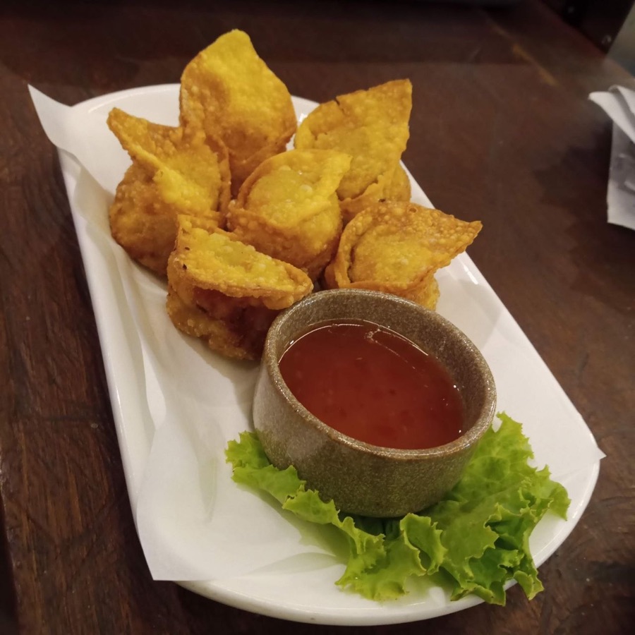 Dumplings at Pomme Brewhouse, Siem Reap