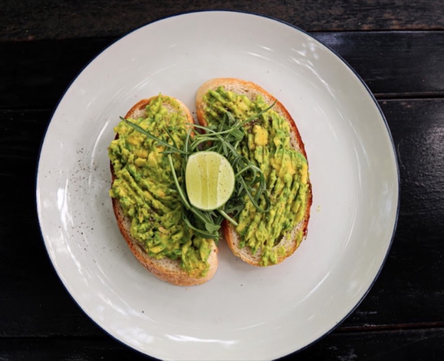 Plain Jane avo toast at Pomme Brewhouse, Siem Reap
