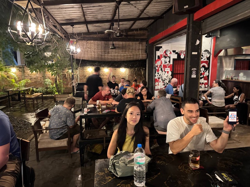 Quiz night at Pomme